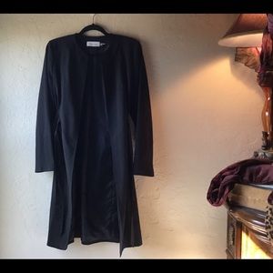 🔥NWOT Calvin Klein. Trench Coat Black 10 Petite. MSPR $158